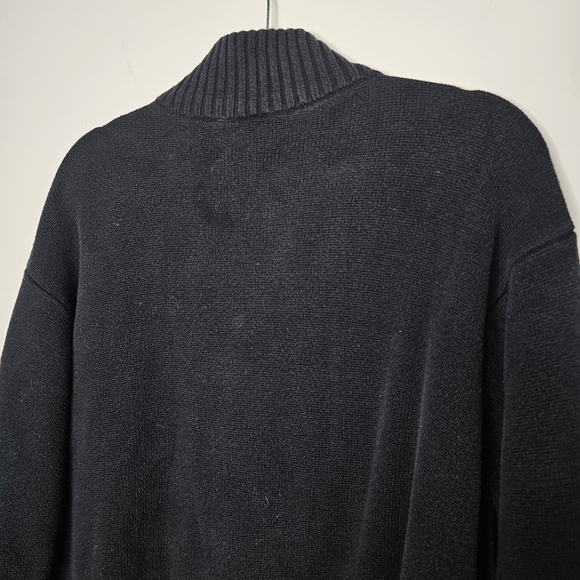 Men's Long-sleeved Pullover Heavyweight Knit Sweater, Black, XL, Old Navy - Picture 3 of 12